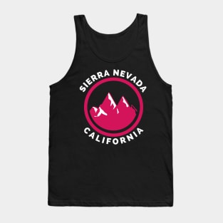 Sierra Nevada California - Sierra Nevada Ski Snowboard Mountain California Yosemite Travel Tank Top